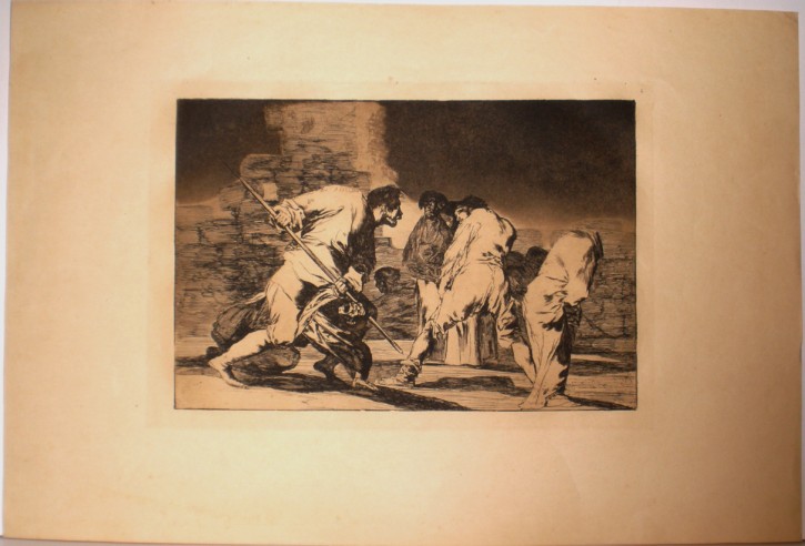 Disparate furioso. Goya Lucientes, Francisco de - Calcografía Nacional. 1815-1819. 9th edition, 1937. Precio: 1.000€
