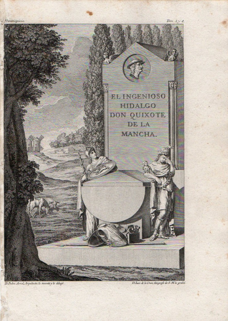 Scene from Ingenioso Hidalgo D. Quixote de la Mancha. Ibarra, Joaquín. Circa 1778. Precio: 200€