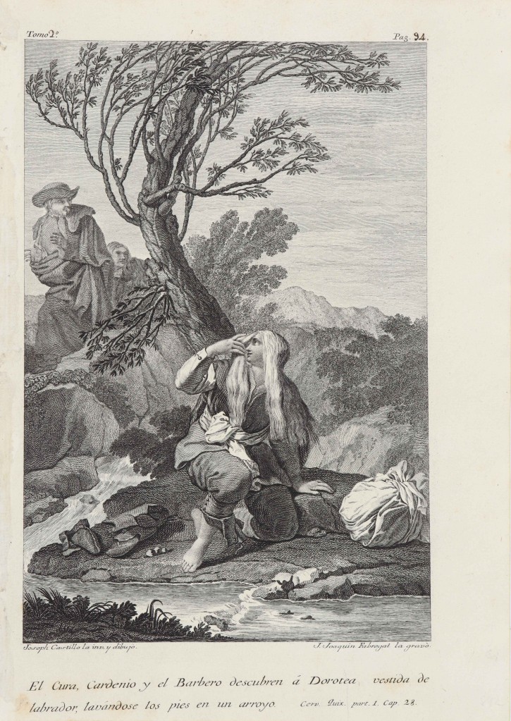 Scene from Ingenioso Hidalgo D. Quixote de la Mancha. Ibarra, Joaquín (1725-1785). Circa 1778. Precio: 200€