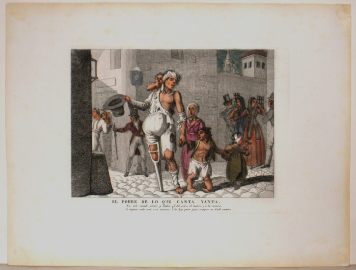 El pobre de lo que canta, yanta. Sallén / Roca, Maria Teresa / Nicolás. Inicios siglo XIX. Precio: 180€