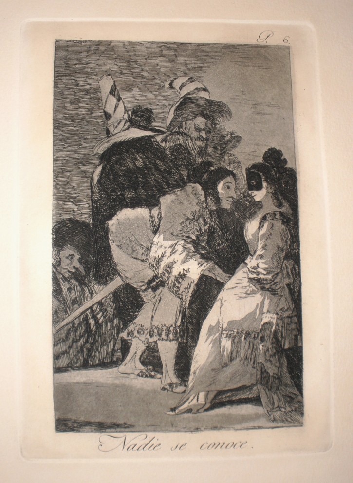 Nadie se conoce. Goya Lucientes, Francisco de - Calcografía Nacional. 1797-1799. 13th edition, 1970
