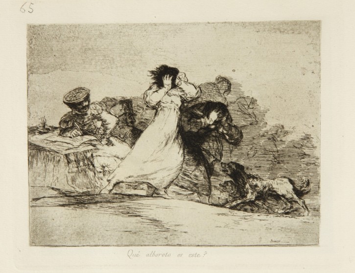 Qué alboroto es este?. Goya Lucientes, Francisco de - Calcografía Nacional. 1810-1815. Quinta edición, 1923. Precio: 600€