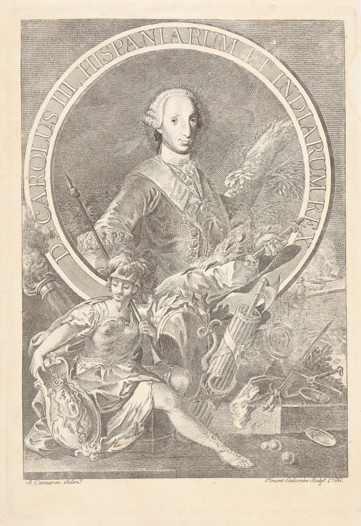 Portrait Charles III, King of Spain. Galcerán, Vicente (1726-1788). Circa 1766. Precio: 350€