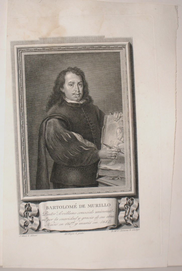 Bartolomé de Murillo. Carmona, Manuel Salvador - Maella, J.. 1791-1819. Precio: 250€