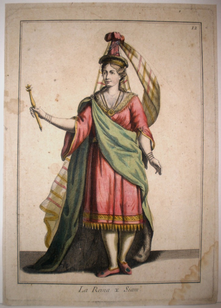 La Reina de Siam. De la Cruz Cano, Juan - De la Cruz, Manuel. 1777