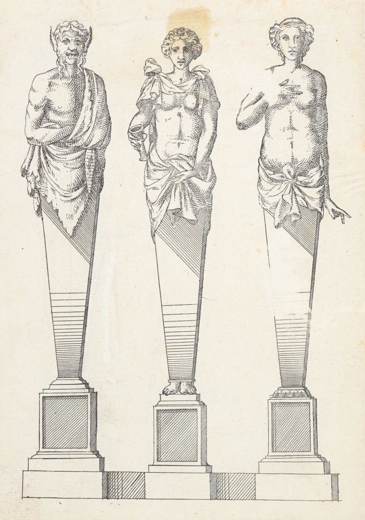 Atlantes y cariátides. Cerceau, Jacques Androuet de (1510-1585). . Precio: 2500 €