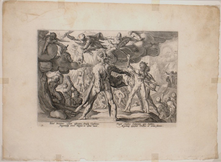 Prints from "The Metamorphosis" from Ovid. Goltzius, Hendrick - Visscher, Nicolaas. 1589-1615. 17th century edition. Precio: 600 (one)€