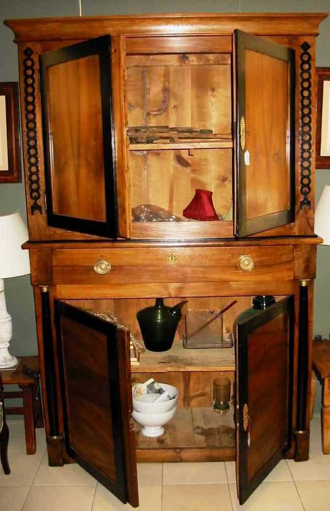 Imperian cherrywood cupboard. . First third 19th century