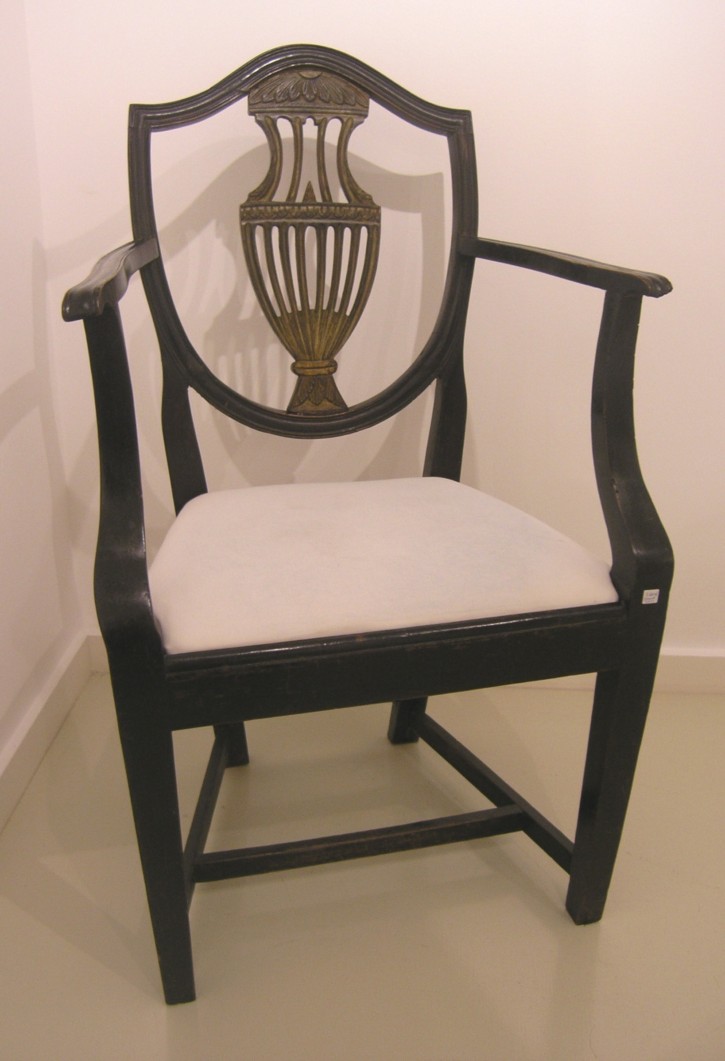 Group of six catalan Charles IV chairs