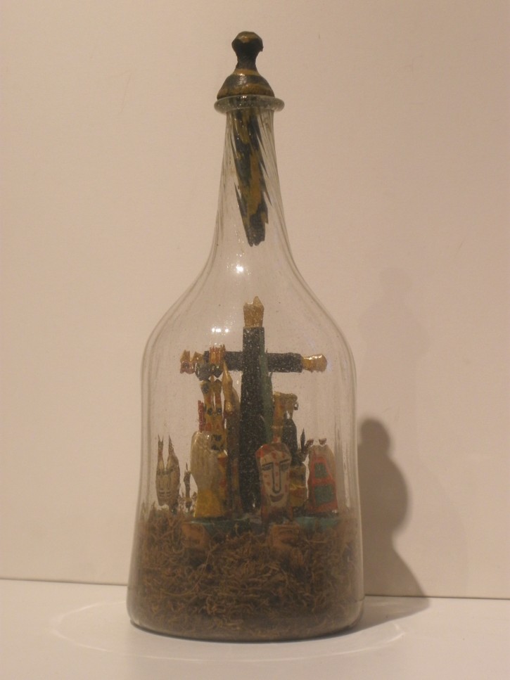 Calvary in a bottle. . 