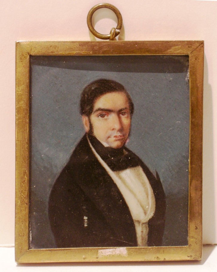 Portrait of gentleman. Anónimo. Second third 19th century