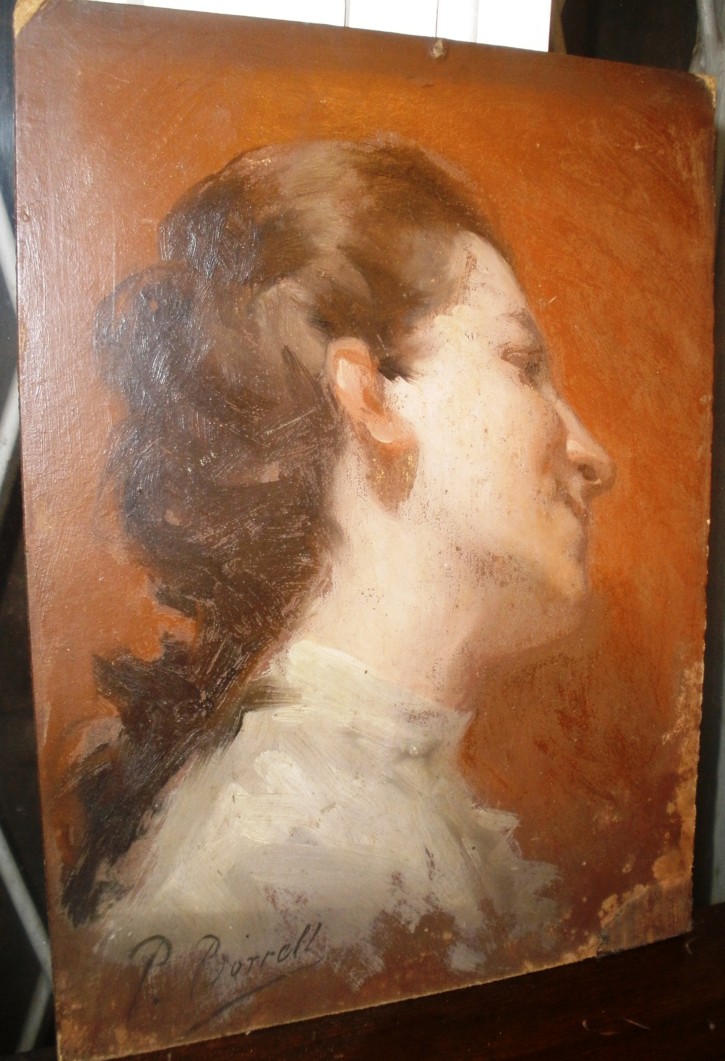 Busto femenino. Borrell, Pere. 1896-1897