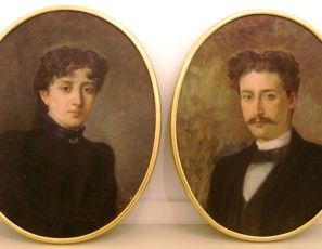 Pair of portraits