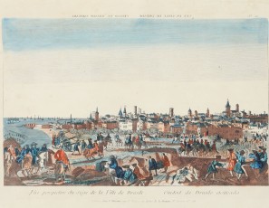 View from Dresde in a battle