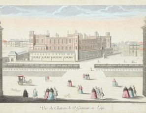 View of Saint Germain Castle in Laye