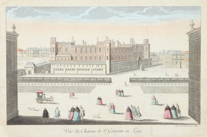 View of Saint Germain Castle in Laye. Daumont. Second half 18th century. Precio: 350€