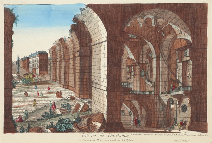 Prison of Dardanus. Chereau, Jacques (1688-1776). Second half 18th century.. Precio: 300€