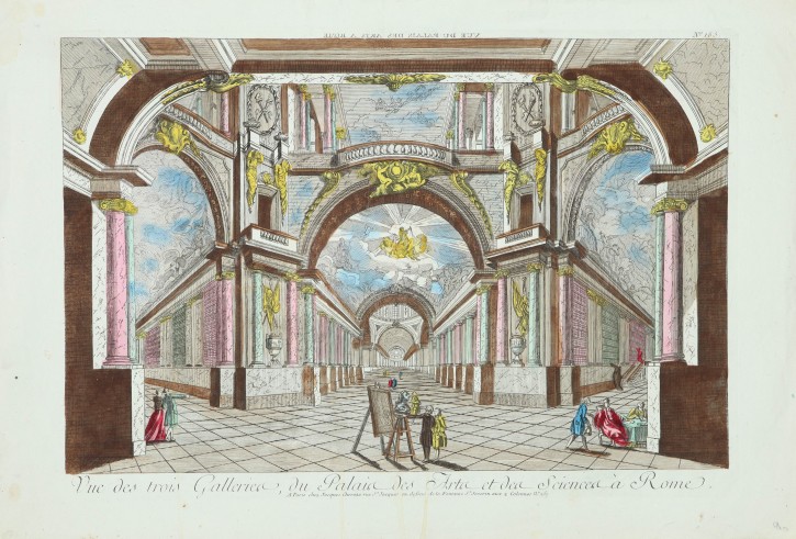 View of the Arts Palace in Rome. Chereau, Jacques (1688-1776). Second half 18th century. Precio: 400€