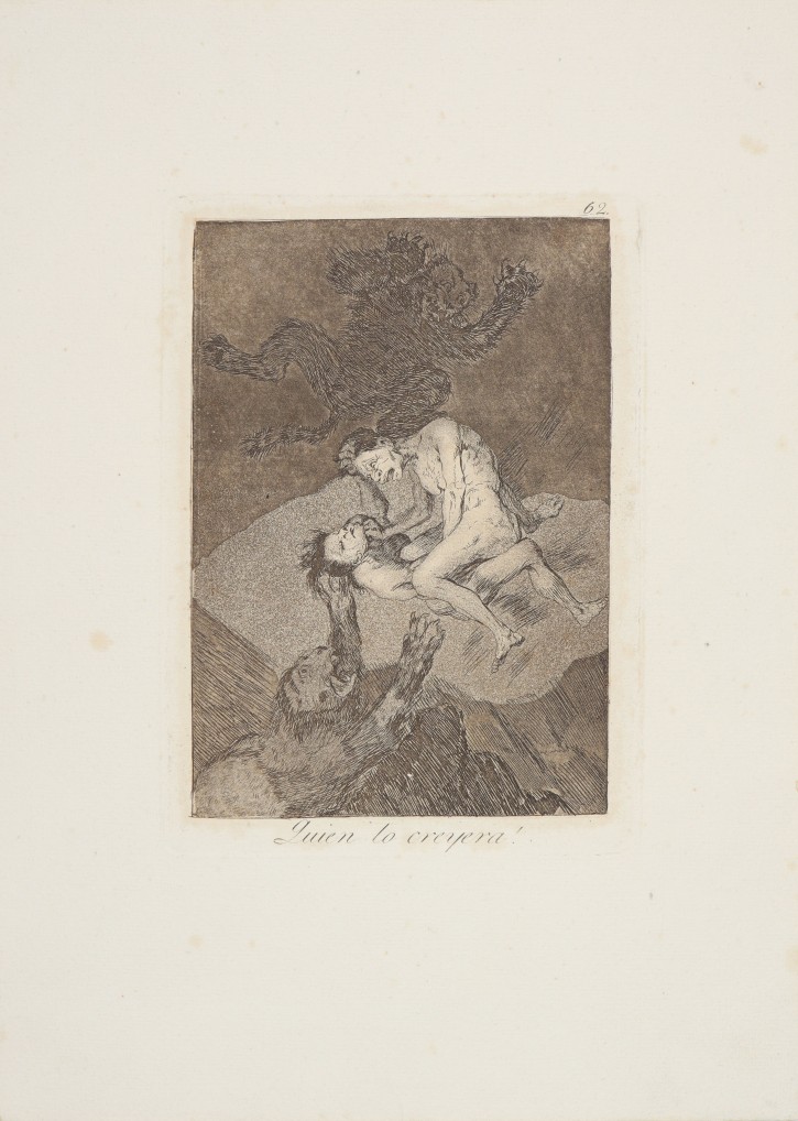 Quien lo creyera!. Goya Lucientes, Francisco de (1746-1828) - Calcografía Nacional. (1793-1798), 10th edition, 1918-1928. Precio: 600€