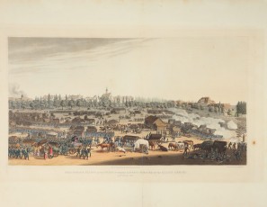 Precipitate Flight of the French through Leipsic pursued by the Allied Armies / 19th October 1813