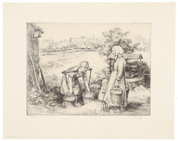 Les porteuses d’eau. Roig i Cisa, Pau (1879-1955) - Sagot, Edouard (1857-1917). 1929. Precio: 550€