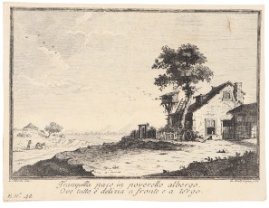 Landscape with house and tree