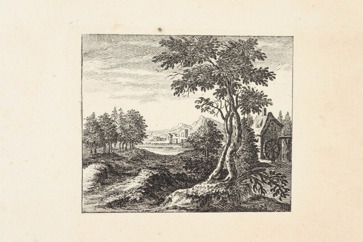 Four landscapes. Hertel, Johann George (1700-1775) - Stockman, Johan Adam (1720-1783). Circa 1750. Precio: 200€