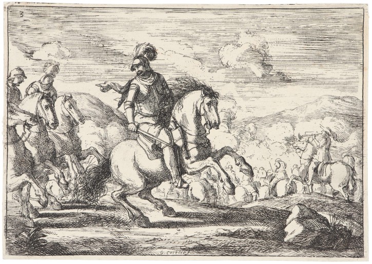 Infantry and soldiers. Cortese, Giacomo (1621-1676). 1650. Precio: 400€