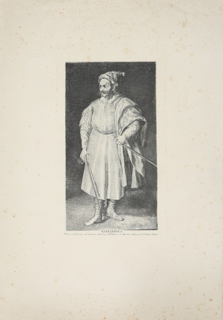 Barbaroxa. Goya Lucientes, Francisco de (1746-1828) - Velázquez, Diego Rodríguez de Silva y (1599-1660) - Calcografía Nacional. 1778. Third edition, 1868. Precio: 600€