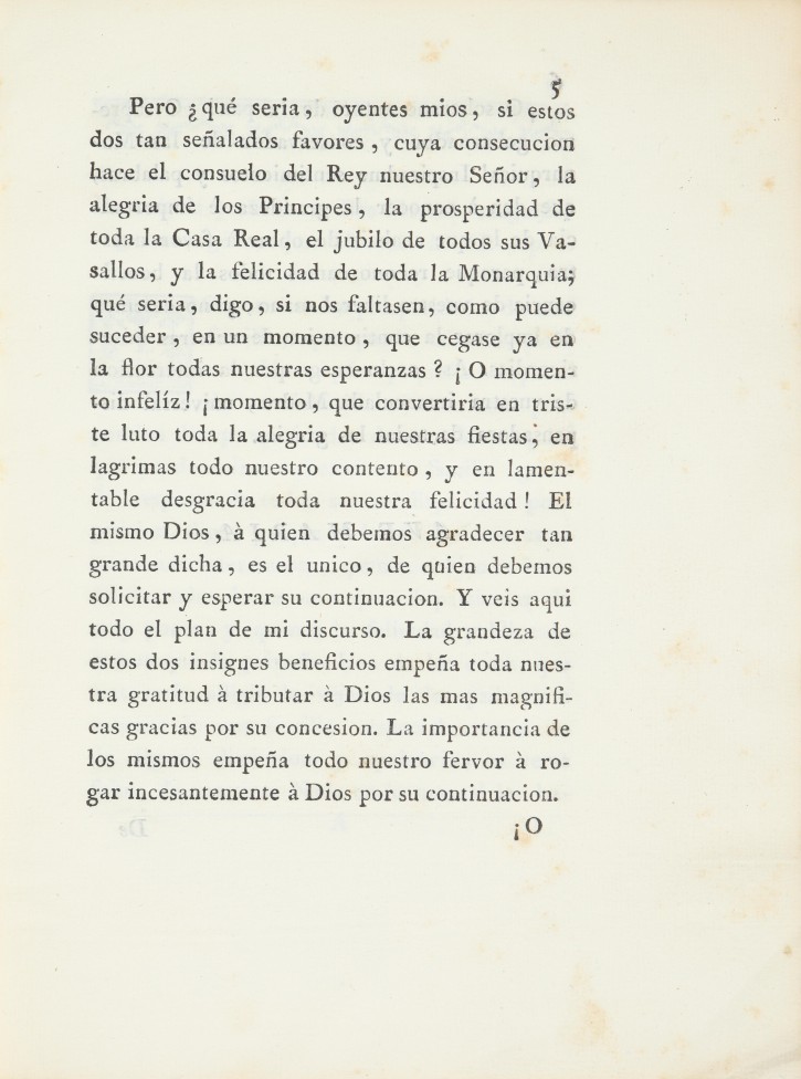 Sermon, que en la solemne fiesta de Accion de Gracias ordenada por el Rey N. Señor (Que dios Guarde), con motivos del nacimiento de los Serenisimos Infantes Gemelos D. Carlos, y D. Felipe (sigue). . 1784. Precio: 300€