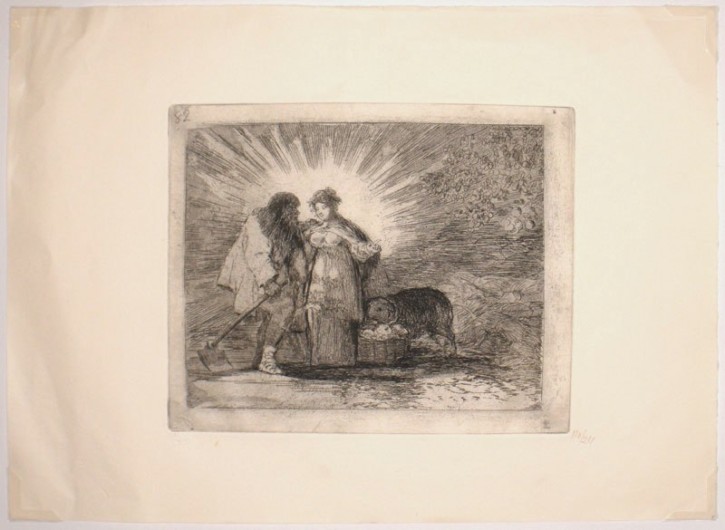 Esto es lo Verdadero. Goya Lucientes, Francisco de - Calcografía Nacional. 1810-1815. 2ª edición, 1959