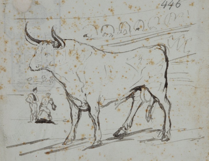 Bull. Pérez Villaamil, Jenaro (1807-1854). 1838. Precio: 700€