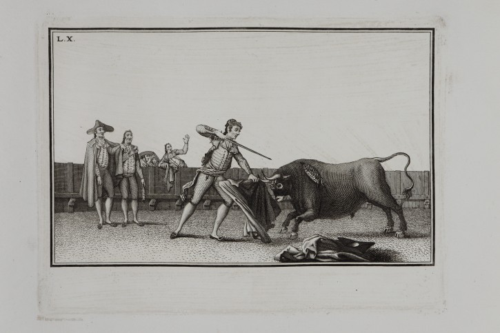 Colección de las principales suertes de una corrida de toros. Fernández Noseret, Luís (activo 1793-1829). 1795. Precio: 3.000€