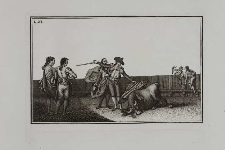 Colección de las principales suertes de una corrida de toros. Fernández Noseret, Luís (activo 1793-1829). 1795. Precio: 3.000€