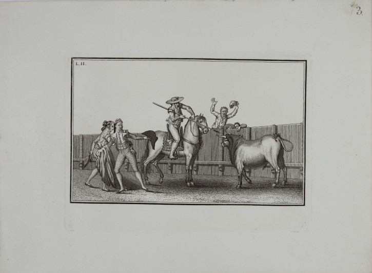 Colección de las principales suertes de una corrida de toros. Fernández Noseret, Luís (activo 1793-1829). 1795. Precio: 3.000€