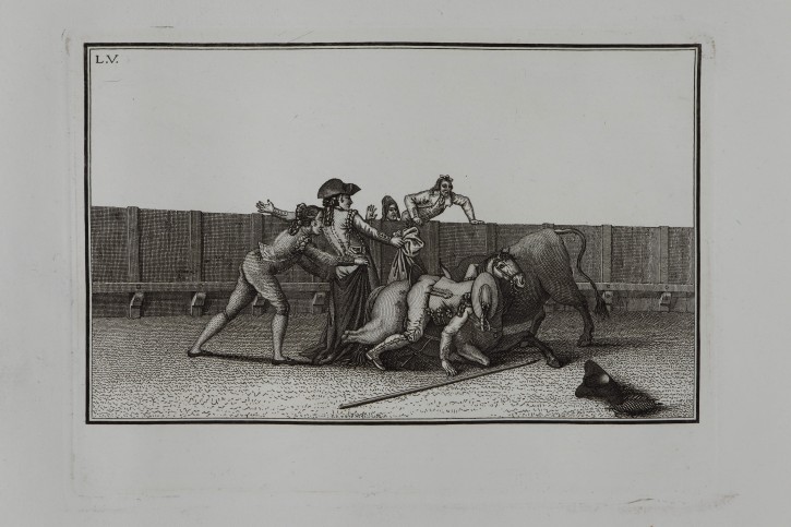 Colección de las principales suertes de una corrida de toros. Fernández Noseret, Luís (activo 1793-1829). 1795. Precio: 3.000€