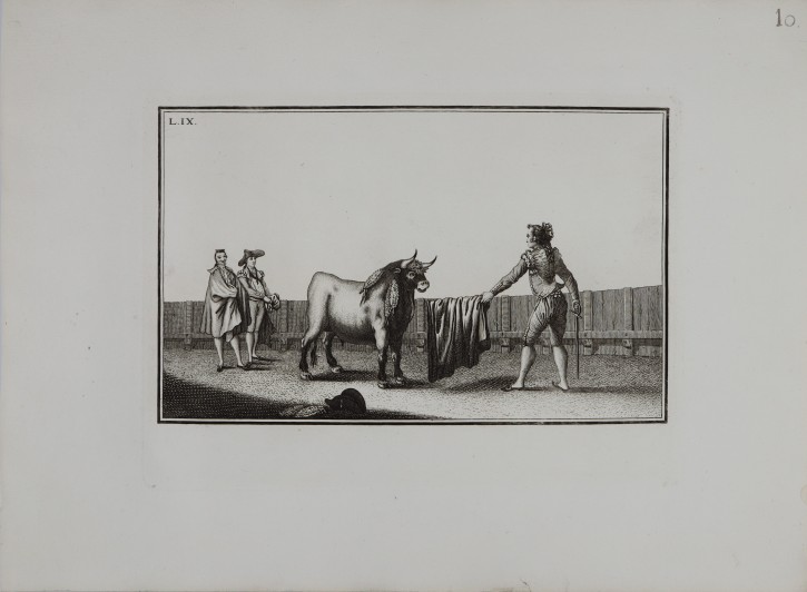 Colección de las principales suertes de una corrida de toros. Fernández Noseret, Luís (activo 1793-1829). 1795. Precio: 3.000€