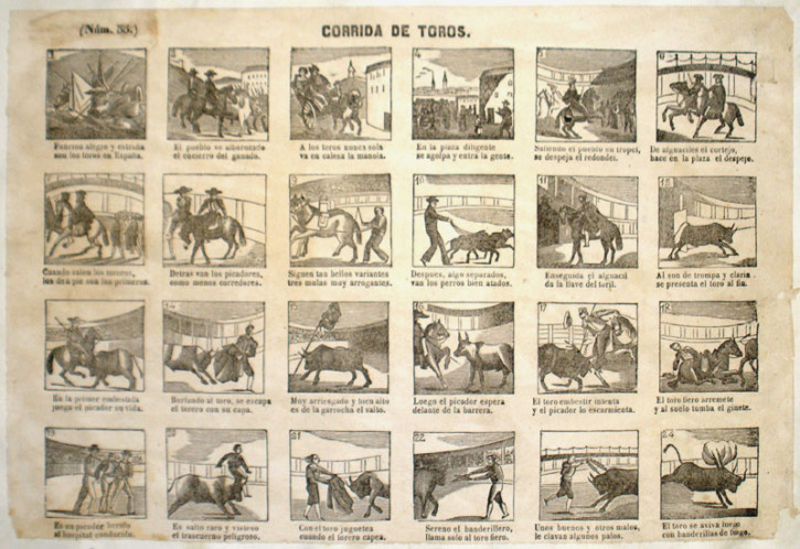 Aleluyas de espectáculos públicos. Toros de Punta. Anónimo - Ramirez, R.. 1868. Precio: 60€