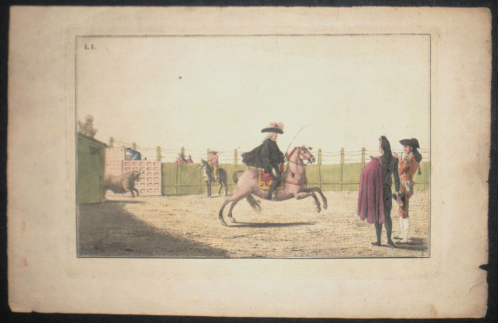 Colección de las principales suertes de una corrida de toros. Carnicero, Antonio - Quiroga. 1787-1790
