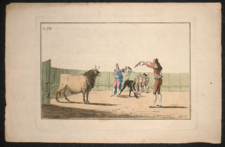 Colección de las principales suertes de una corrida de toros. Carnicero, Antonio (1748-1814) - Quiroga. 1787-1790