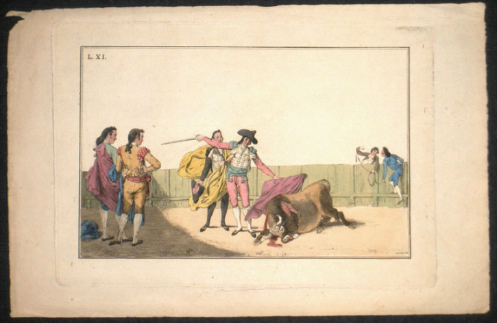 Colección de las principales suertes de una corrida de toros. Carnicero, Antonio (1748-1814) - Quiroga. 1787-1790