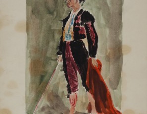 Portrait of the bullfighter Juan Belmonte