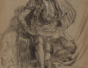 Bullfighter seated