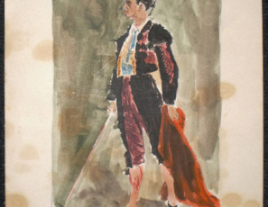 Portrait of the bullfighter Juan Belmonte