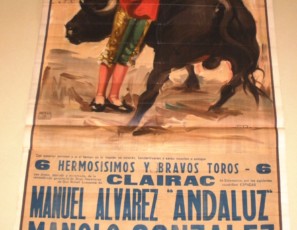 Two original posters from Plaza de Toros Monumental de Barcelona, 1950