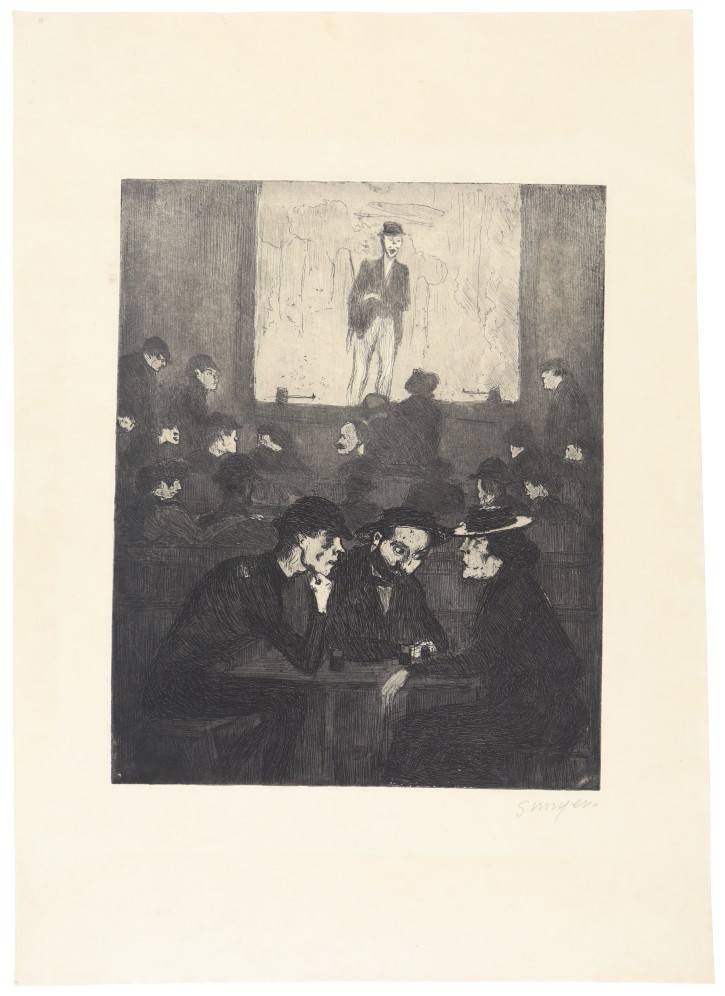 Escena de cabaret. Sunyer i de Miró, Joaquín (1874-1956) - Sagot, Edouard (1857-1917). Ca. 1900. Precio: 1.500€