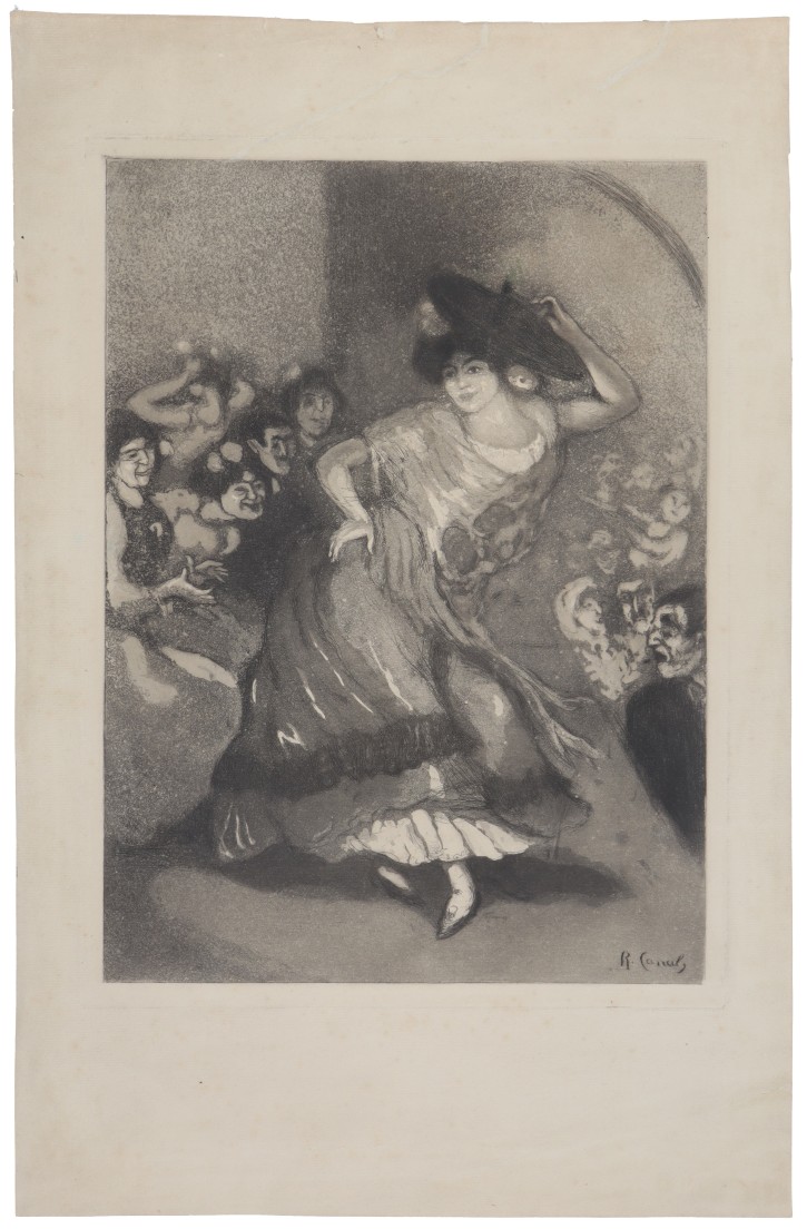 Bailaora. Canals, Ricard (1876-1931) - Sagot, Edouard (1857-1917). Ca. 1905. Precio: 750€