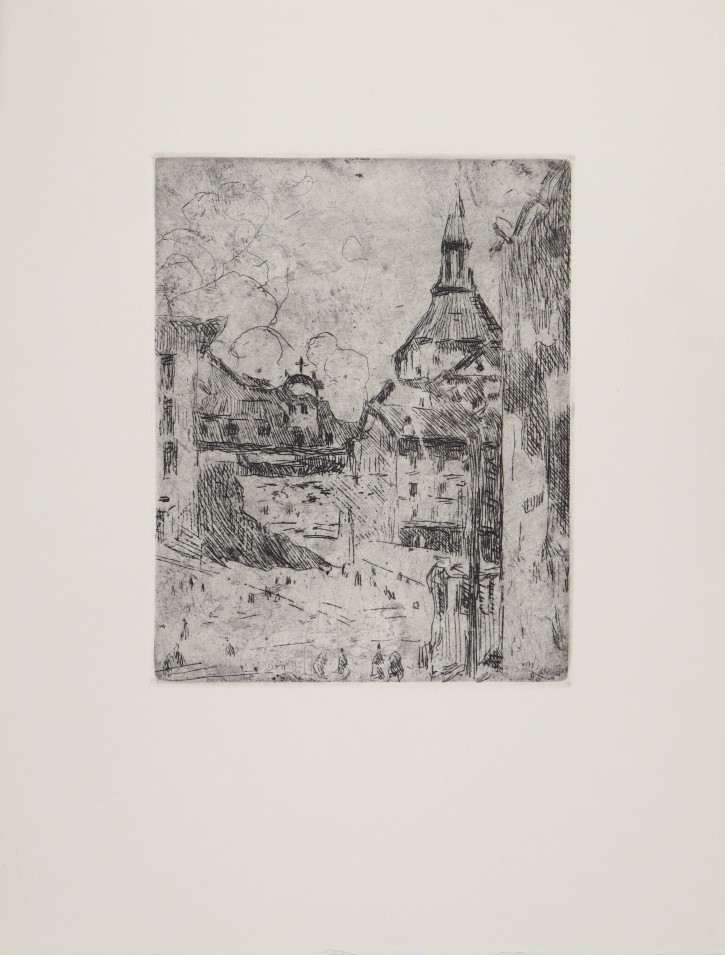 Urban landscape. Mir i Trinxet, Joaquim (1873-1940). 1896. Precio: 900€