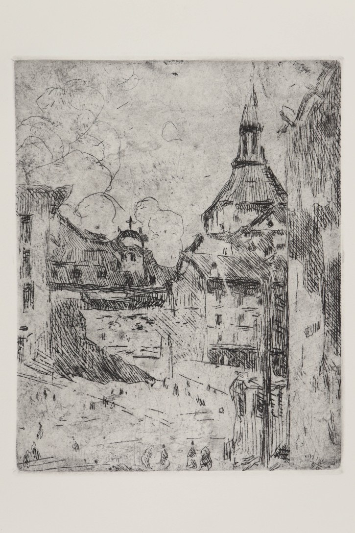 Urban landscape. Mir i Trinxet, Joaquim (1873-1940). 1896. Precio: 900€