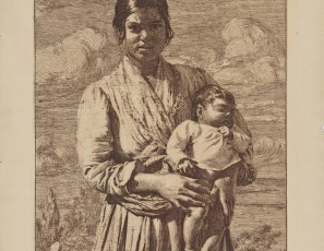 Gitana con niño